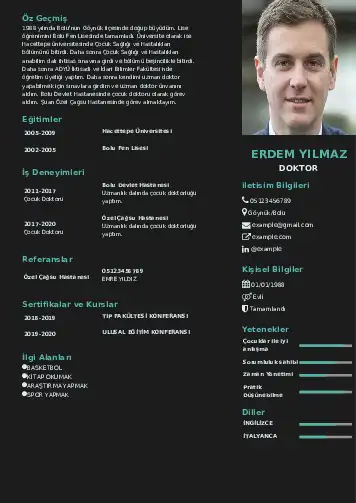 Sağlık Çalışanı Cv Örnekleri cv indir